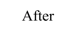 AFTER Trademark Image