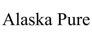 ALASKA PURE Trademark Image