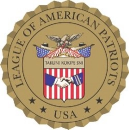LEAGUE OF AMERICAN PATRIOTS USA TAKUNI KOKIPE SNI Trademark Image