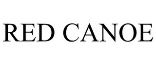 RED CANOE Trademark Image
