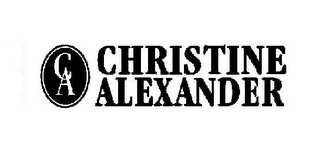 CA CHRISTINE ALEXANDER Trademark Image