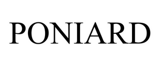 PONIARD Trademark Image