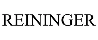 REININGER Trademark Image
