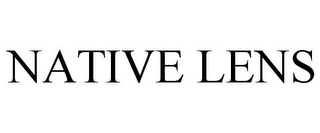 NATIVE LENS Trademark Image