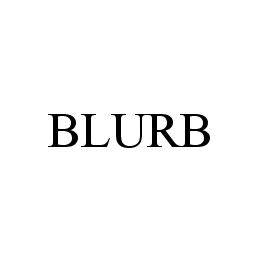 BLURB Trademark Image