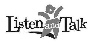 LISTEN AND TALK Trademark Image