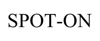SPOT-ON Trademark Image