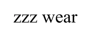 ZZZ WEAR Trademark Image