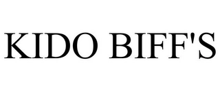 KIDO BIFF'S Trademark Image