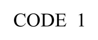 CODE 1 Trademark Image
