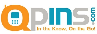 QPINS.COM IN THE KNOW, ON THE GO! Trademark Image