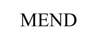 MEND Trademark Image