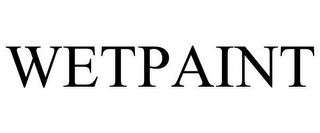 WETPAINT Trademark Image