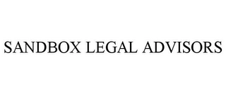 SANDBOX LEGAL ADVISORS Trademark Image