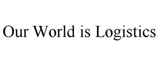 OUR WORLD IS LOGISTICS Trademark Image