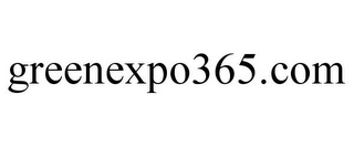 GREENEXPO365.COM Trademark Image