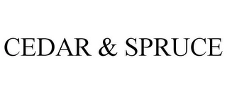 CEDAR & SPRUCE Trademark Image