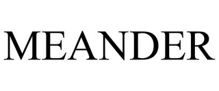 MEANDER Trademark Image