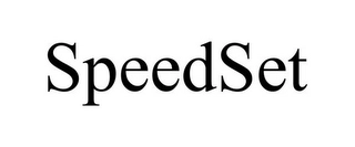 SPEEDSET Trademark Image