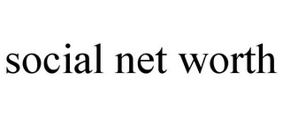 SOCIAL NET WORTH Trademark Image