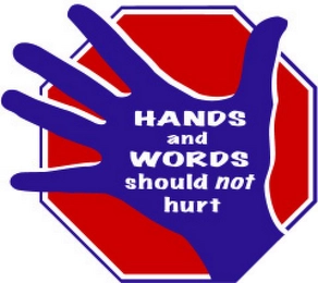 HANDS AND WORDS SHOULD NOT HURT Trademark Image