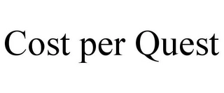 COST PER QUEST Trademark Image