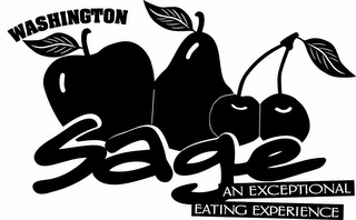 WASHINGTON SAGE AN EXCEPTIONAL EATING EXPERIENCE Trademark Image