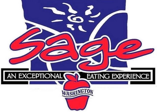 SAGE AN EXCEPTIONAL EATING EXPERIENCE WASHINGTON Trademark Image