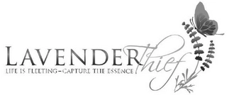 LAVENDER THIEF LIFE IS FLEETING-CAPTURE THE ESSENCE Trademark Image