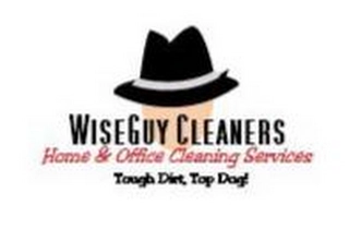 WISEGUY CLEANERS HOME & OFFICE CLEANING SERVICES TOUGH DIRT, TOP DOG! Trademark Image