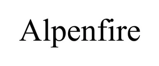 ALPENFIRE Trademark Image