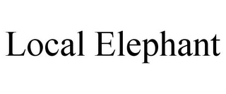 LOCAL ELEPHANT Trademark Image