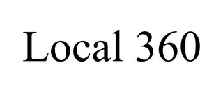LOCAL 360 Trademark Image