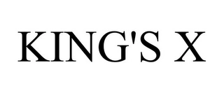 KING'S X Trademark Image