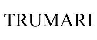 TRUMARI Trademark Image