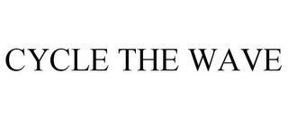 CYCLE THE WAVE Trademark Image