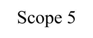 SCOPE 5 Trademark Image