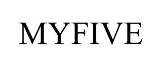 MYFIVE Trademark Image
