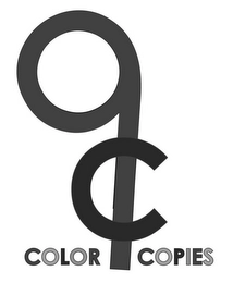 9 COLOR COPIES Trademark Image