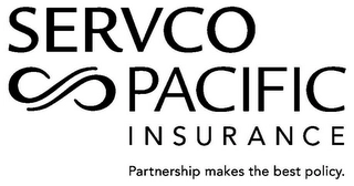 SERVCO PACIFIC INSURANCE PARTNERSHIP MAKES THE BEST POLICY. Trademark Image