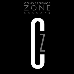CZ CONVERGENCE ZONE C E L L A R S Trademark Image