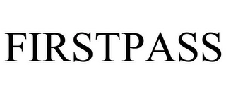FIRSTPASS Trademark Image