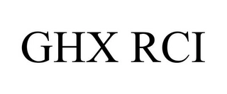 GHX RCI Trademark Image