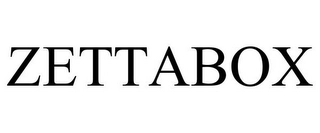ZETTABOX Trademark Image