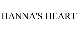 HANNA'S HEART Trademark Image