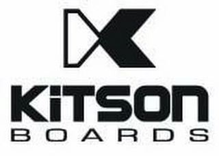 K KITSON BOARDS Trademark Image