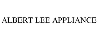 ALBERT LEE APPLIANCE Trademark Image