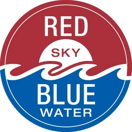 RED SKY BLUE WATER Trademark Image