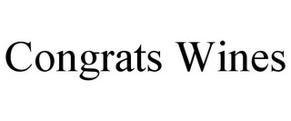 CONGRATS WINES Trademark Image