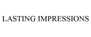 LASTING IMPRESSIONS Trademark Image